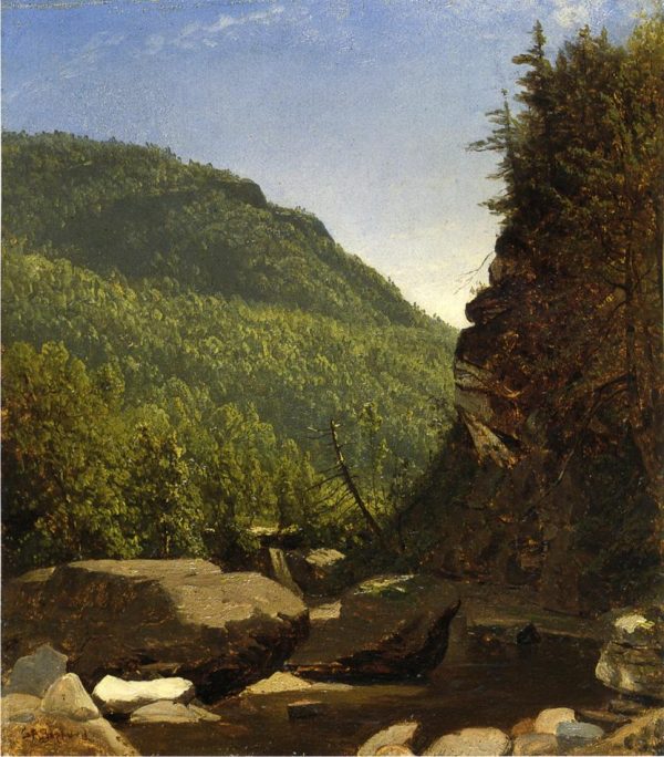 The Top of Kauterskill Falls by Sanford Robinson Gifford
