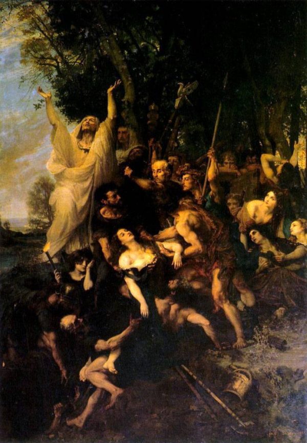 The Torment Of Vestale by Paul Baudry