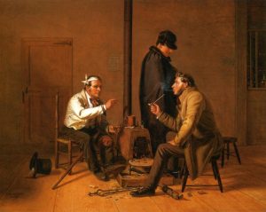 The Tough Story by William Sidney Mount - hand-painted oil reproduction