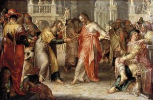 The Tribute Money by Joachim Wtewael - hand-painted oil reproduction