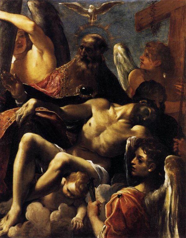 The Trinity with the Dead Christ by Lodovico Carracci