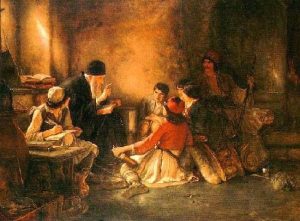 The Underground School by Nikolaos Gyzis - hand-painted oil reproduction