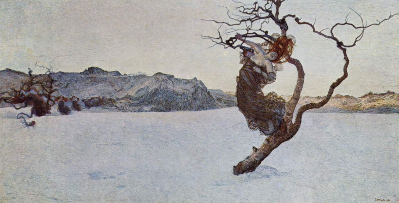The Unnatural Mothers by Giovanni Segantini - hand-painted oil reproduction