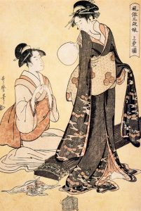 The Upper Class by Kitagawa Utamaro - hand-painted oil reproduction
