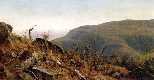 The View from South Mountain in the Catskills, A Sketch by Sanford Robinson Gifford