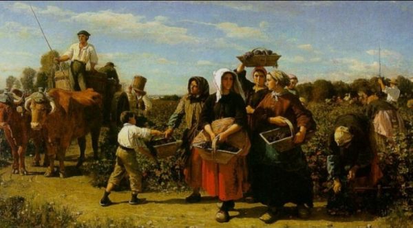 The Vintage at Chateau Lagrange by Jules Breton