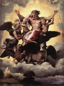 The Vision of Ezekiel by Raphael Sanzio - hand-painted oil reproduction