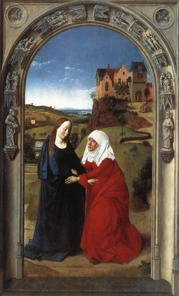The Visitation by Dirk Bouts