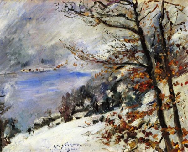 The Walchensee in Winter by Lovis Corinth