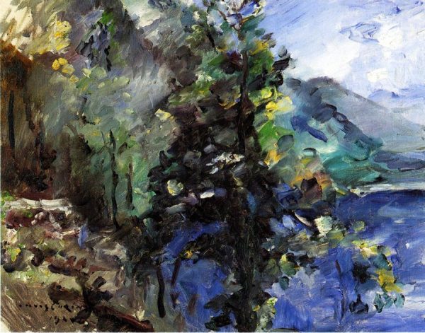 The Walchensee with the Slope of the Jochberg by Lovis Corinth