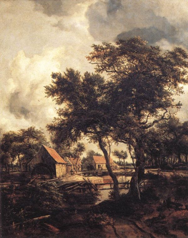 The Water Mill by Meyndert Hobbema
