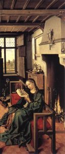 The Werl Altarpiece (Right Wing) by Robert Campin - hand-painted oil reproduction