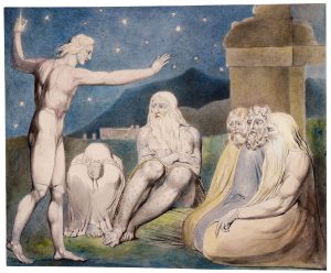 The Wrath of Elihu by William Blake - hand-painted oil reproduction