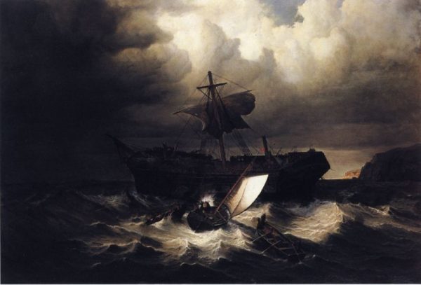 The Wreck of an Emigrant Ship on the Coast of New England by William Bradford