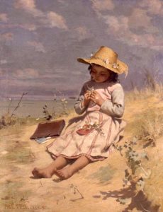 The Young Botanist by Paul Peel - hand-painted oil reproduction