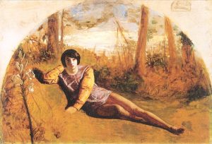 The Young Poet by Arthur Hughes - hand-painted oil reproduction