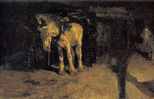 The horse of Montmartre by George Hendrik Breitner