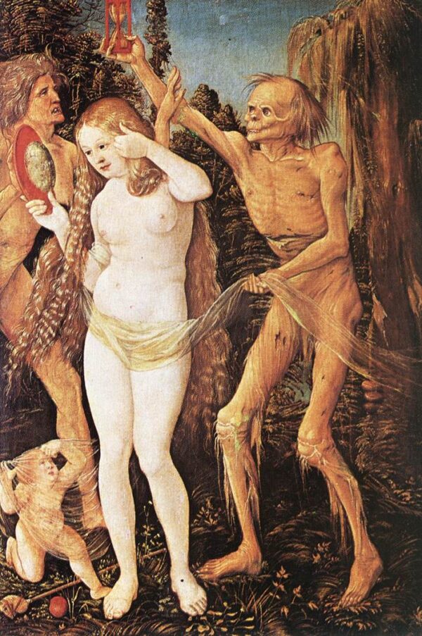 Three Ages of the Woman and the Death by Grien Hans Baldung