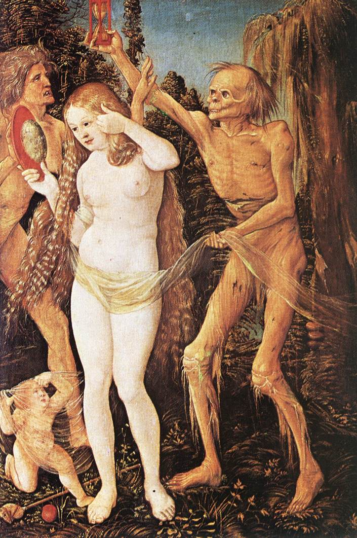 Three Ages of the Woman and the Death by Grien Hans Baldung - hand-painted oil reproduction