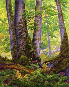 Three Beeches by Paul Ranson - hand-painted oil reproduction