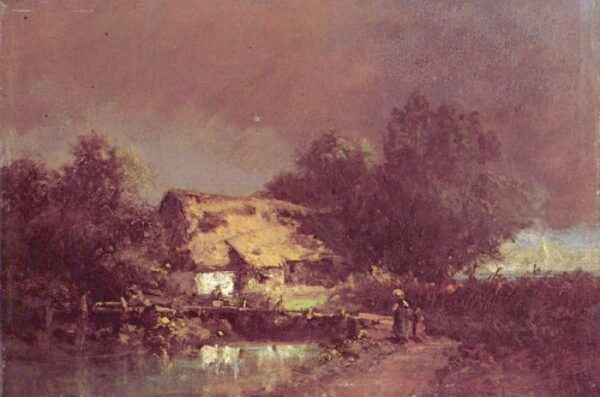 Thunderstorm Approaching by Carl Spitzweg