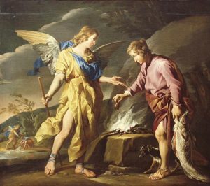 Tobias And The Angel by Matthias Stomer - hand-painted oil reproduction