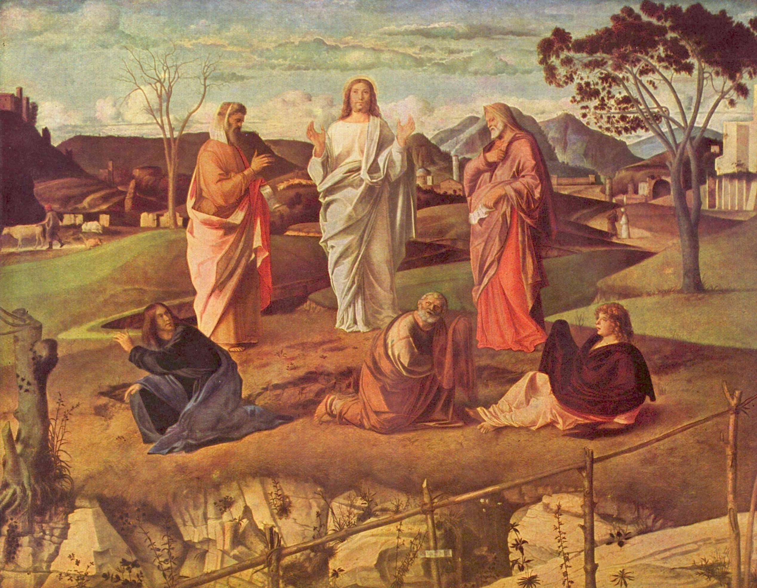 Transfiguration of Christ by Giovanni Bellini - hand-painted oil reproduction