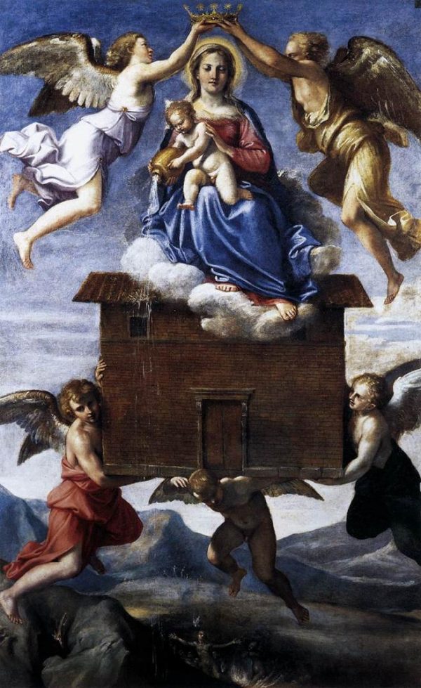 Translation of the Holy House by Annibale Carracci