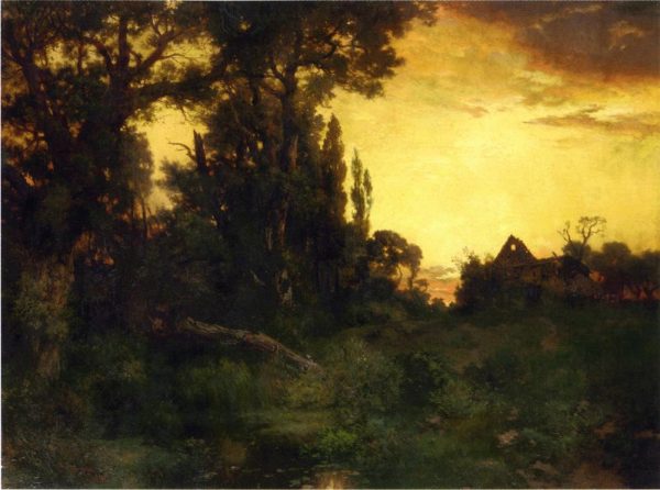 Twilight by Thomas Moran