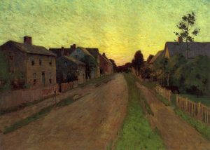 Twilight Along the Florida Coast 1893 by Arthur Wesley Dow - hand-painted oil reproduction