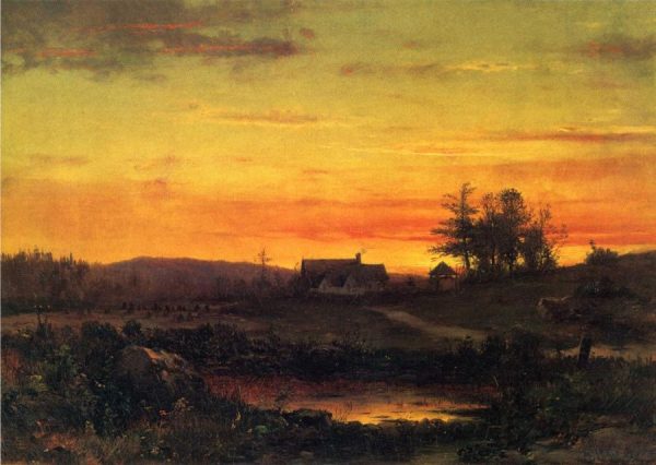 Twilight Landscape by Thomas Worthington Whittredge