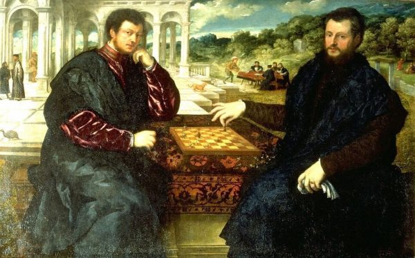 Two Chess Players by Paris Bordone
