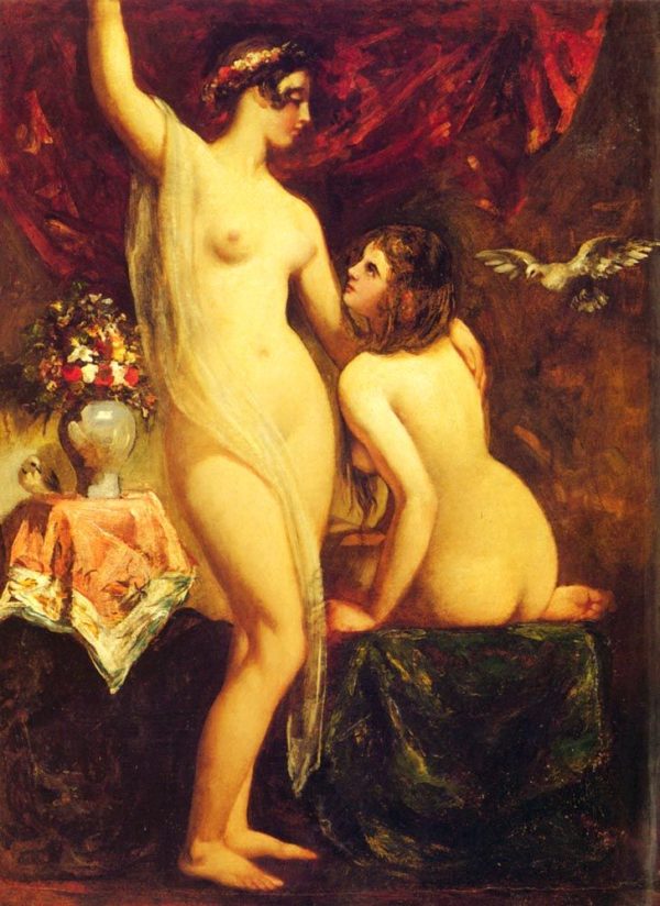 Two Nudes In An Interior by William Etty