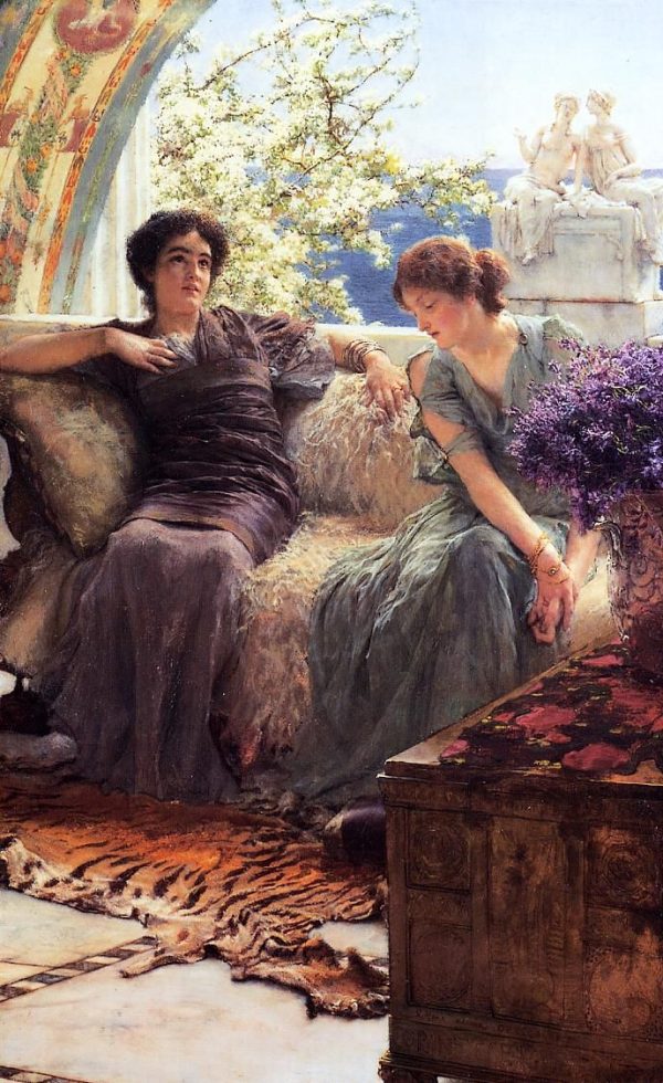 Unwelcome Confidence by Lawrence Alma-Tadema