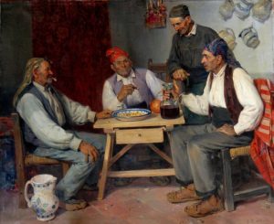 Valencianos by Jose Benlliure y Gil - hand-painted oil reproduction