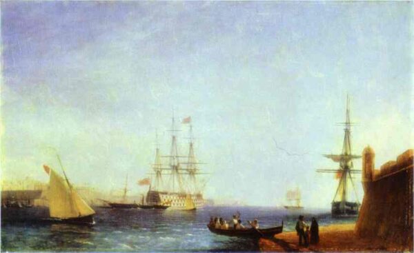 Valetto Harbour by Ivan Aivazovsky