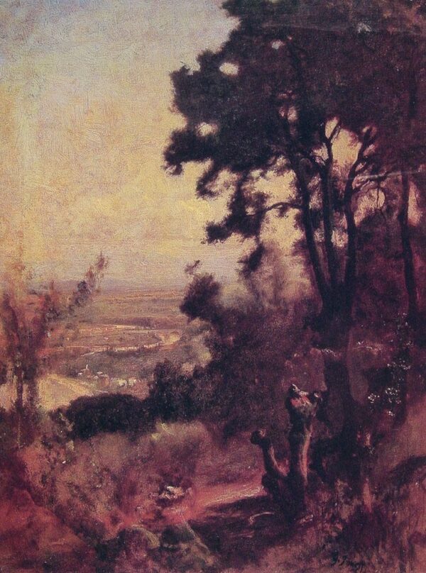 Valley Near Perugia by George Inness