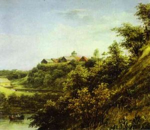 Vasilkovo by Mikhail Lebedev - hand-painted oil reproduction