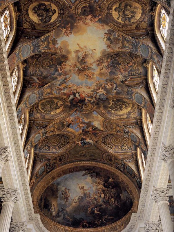 Vault decoration by Antonie Coypel