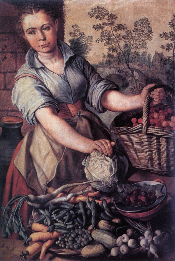 Vegetable Seller by Joachim Beuckelaer