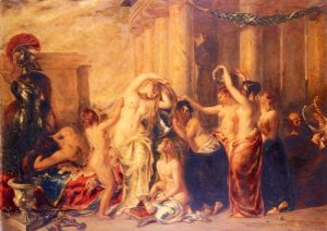Venus And Her Satellites by William Etty - hand-painted oil reproduction