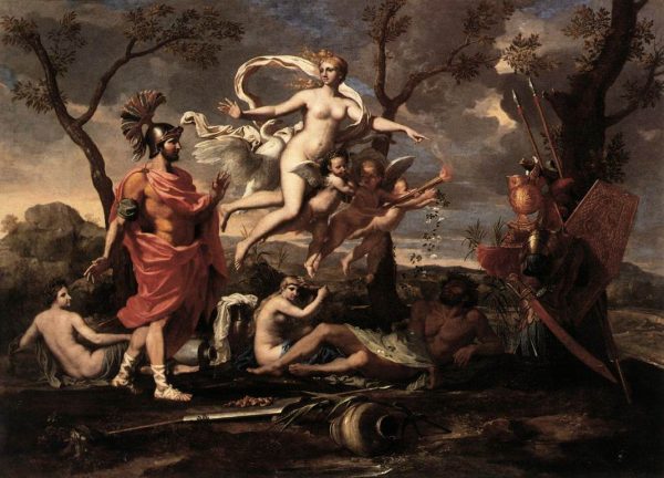 Venus Presenting Arms to Aeneas by Nicolas Poussin