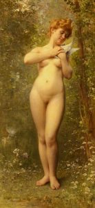 Venus With A Dove by Leon Bazile Perrault - hand-painted oil reproduction