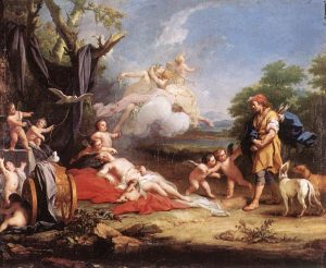 Venus and Adonis b by Jacopo Amigoni - hand-painted oil reproduction