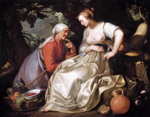 Vertumnus and Pomona by Abraham Bloemaert - hand-painted oil reproduction