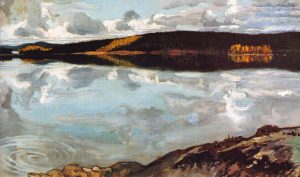 View Over Lake Ruovesi by Akseli Gallen-Kallela - hand-painted oil reproduction