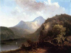 View in Maine by Thomas Doughty - hand-painted oil reproduction