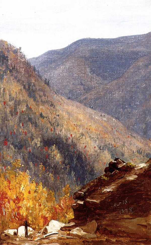 View near Kauterskill Clove by Sanford Robinson Gifford