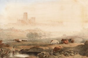 View of Durham by John Glover - hand-painted oil reproduction