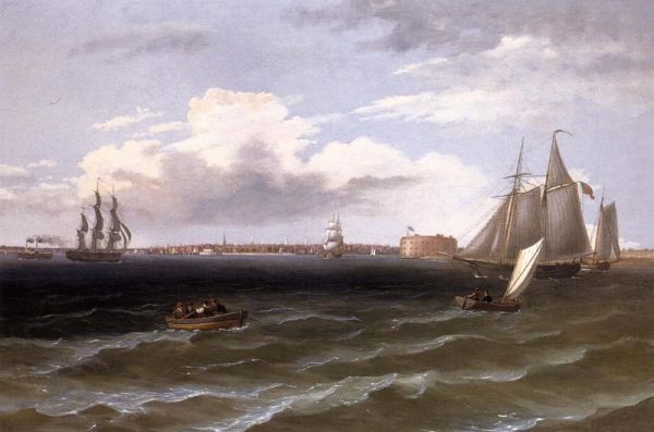 View of New York Harbor by Thomas Birch
